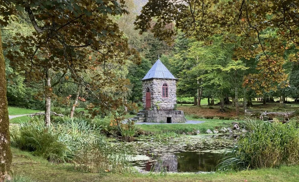 Paddeborgen i parken på Baroniet i Rosendal